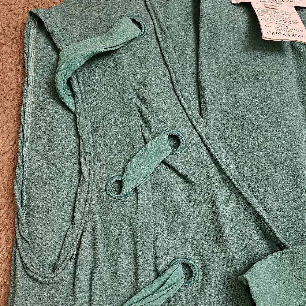 Viktor & Rolf Silk Ribbon Threaded Blouse - Picture 3 of 7